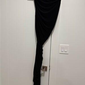 Norma Kamali Black Diana Gown Dress